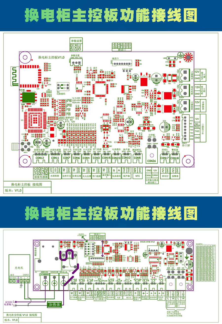 電瓶車共享電池?fù)Q電柜主控板 現(xiàn)貨速發(fā) 支持定制開(kāi)發(fā) 智能小程序